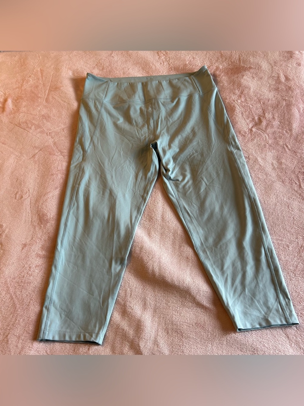 Girlfriend Collective High Rise Compression Cropped leggings light blue XXXL